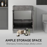 Freestanding Bathroom Vanity Cabinet With Soft Close Doors, Cabinet Only