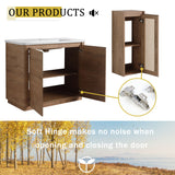 Freestanding Bathroom Vanity With Sink And 2 Soft Close Doors