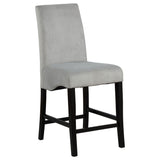 Upholstered Counter Stools (Set of 2) - Gray