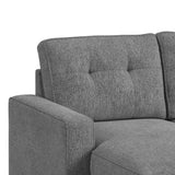 Homer - 2 Piece Sectional - Clementine Gray