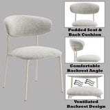 Kalam - Fabric Side Chair (Set of 2) - Light Gray - Chair Sets - Alpine Outlets