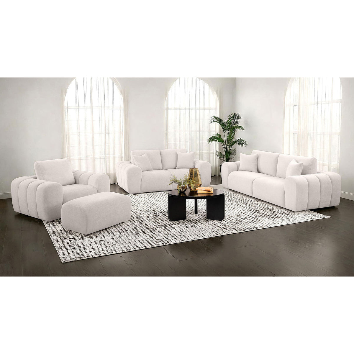 Storie - Upholstered Ottoman