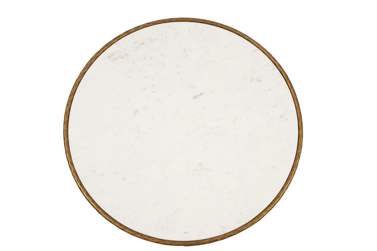 Evelyn - Coffee Table - White / Gold