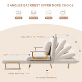 5 In 1 Folding Sofa Bed With 5 Position Adjustable Backrest