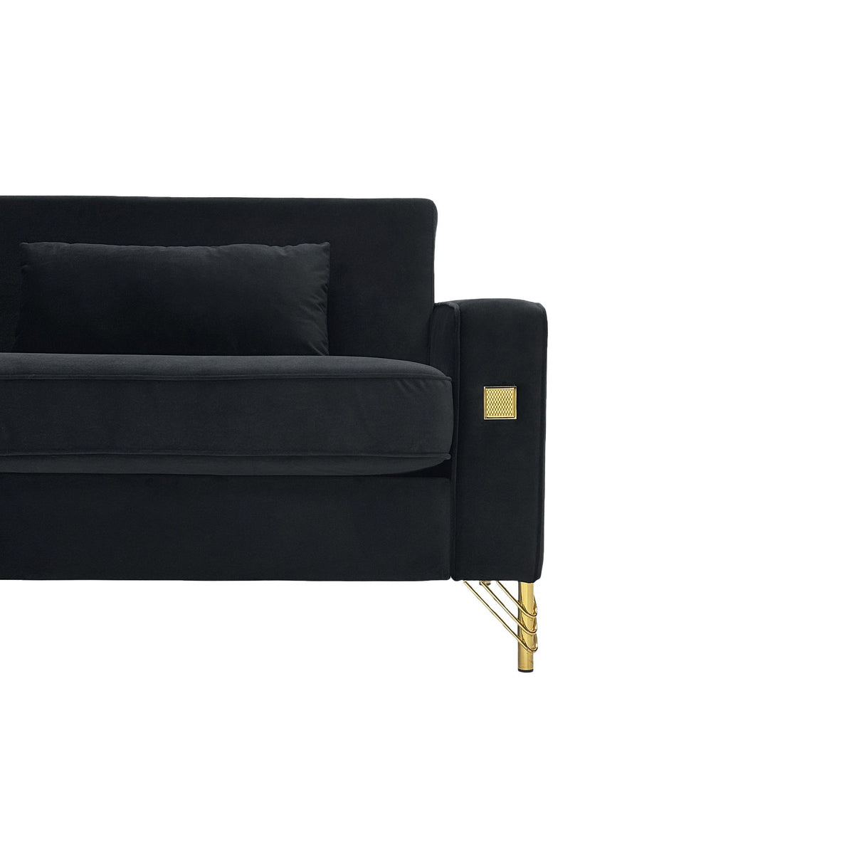 2 Pieces Sofa Sofa Set With Removable Cushions For Home Apartment