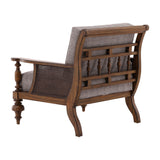 Peterson - Occasional Chair - Dark Brown / Gray