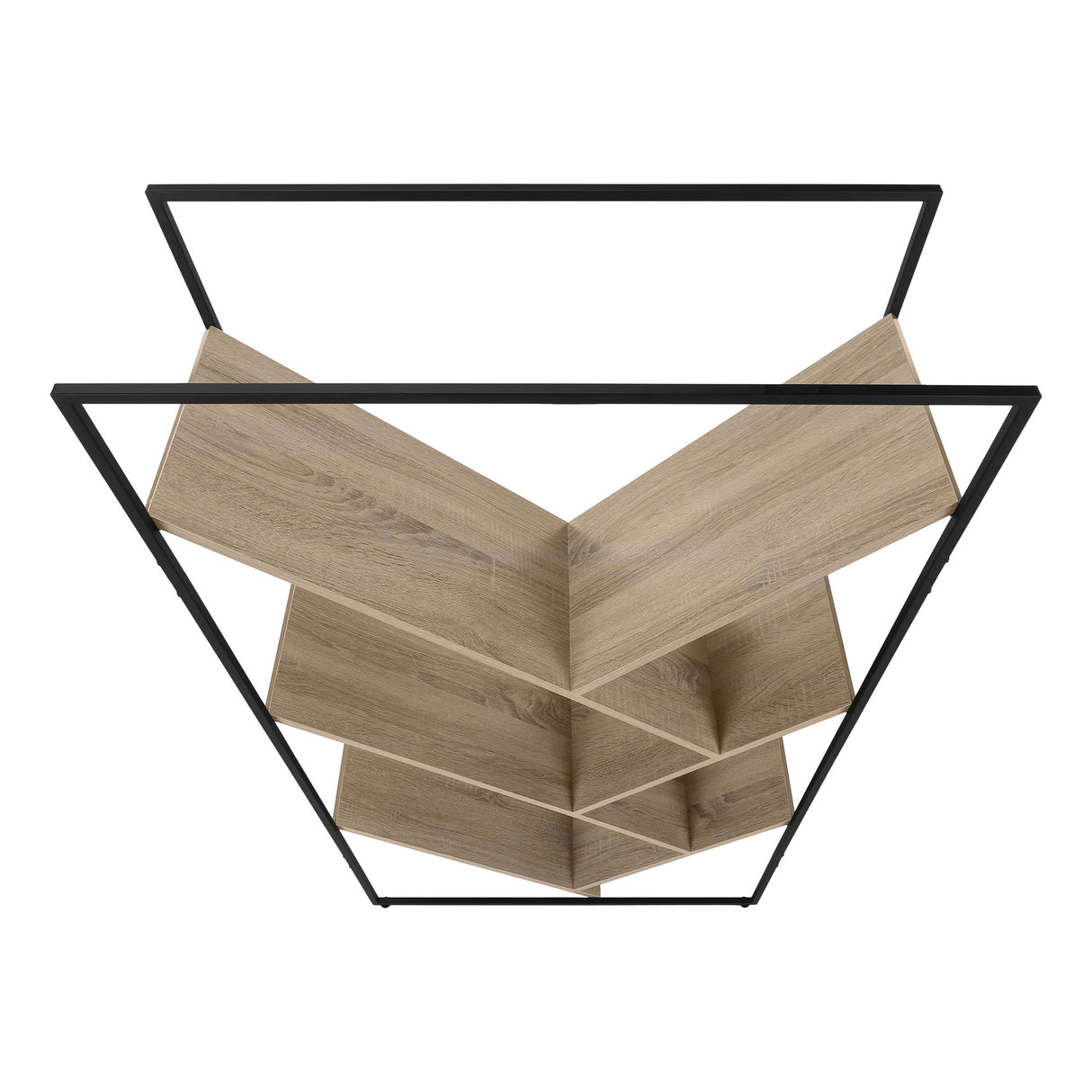 Bookshelf, Bookcase, Etagere, 3 Tier, Office, Contemporary & Modern - Etageres - Alpine Outlets