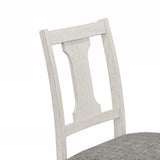 Tannen - Dining Side Chair (Set of 2) - White And Gray - Chair Sets - Alpine Outlets