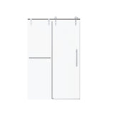 Frameless Single Sliding Shower Doors With Towel Rail & Handle