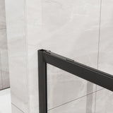 Corner Sliding Shower Door Combo With Base (No Drain Kit)