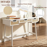 Writing Desk With 3 Drawers For Living Room