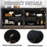Sideboard Buffet Cabinet With Adjustable Shelves