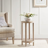 Bedford - Round Accent Table - Reclaimed Wheat