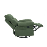 Swivel Rocker Recliner Chair With Manual Recline For Living Room