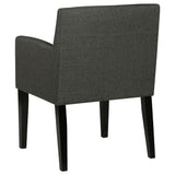 Yorkshire - Upholstered Dining Arm Chair With Cushioned Arms (Set of 2) - Gray