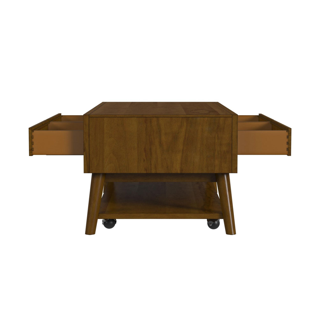 Santa Barbara - 2 Piece Occasional Table Set (Coffee Table & End Table) - Walnut