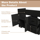 Modern Bathroom Vanity With 2 Drawers