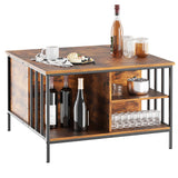 Lift Top Coffee Table With Storage Adjustable Height - Black