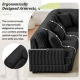 U - Sectional Sofa With Chaise Lounge, Oversized Living Room Couch