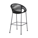 Acapulco - 30" Indoor Outdoor Steel Bar Stool With Rope Set of 2