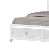 Abigale - Bed & LED Lighting And 2 Drawer Storage Footboard