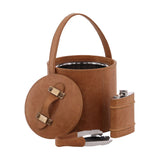 Felix - Ice Bucket & Flask Set - Light Brown