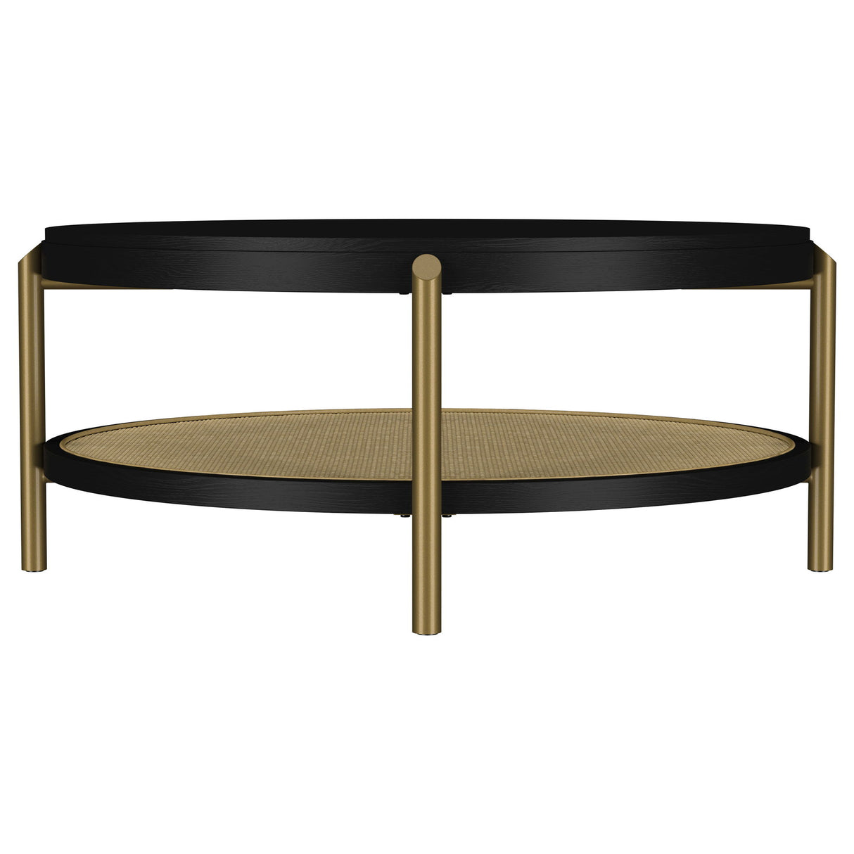Benson - Round Table With Storage Shelf