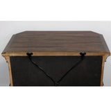 Nightstand With Carved Details, 2 Drawer - Espresso