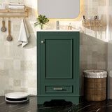 20" Bathroom Vanity With Sink, 1 Drawer, Freestanding Single Set
