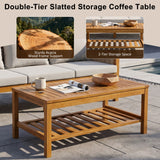 Patio Set Outdoor With Coffee Table And Cushions