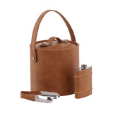 Felix - Ice Bucket & Flask Set - Light Brown