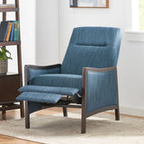 Drury - Contemporary Fabric Upholstered Pushback Recliner