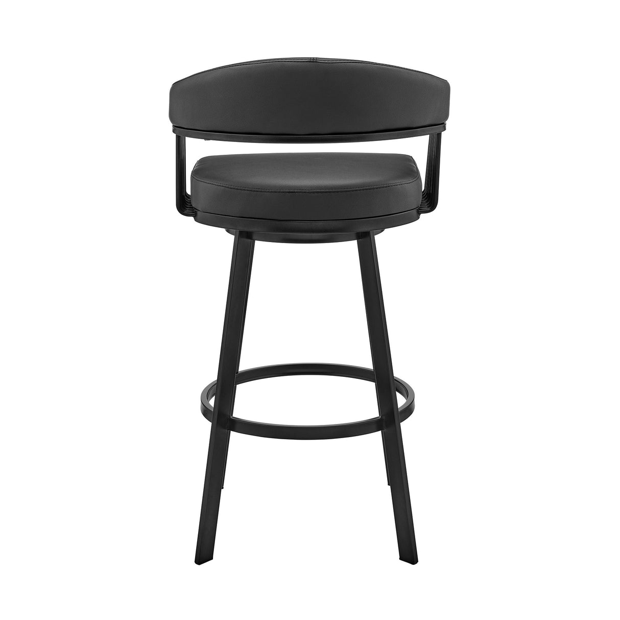 Bronson - Swivel Bar Stool - Black Finish