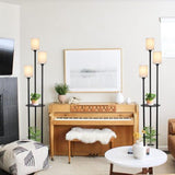 Modern Shelf Floor Lamp with 3 Lights