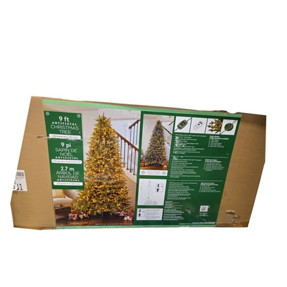 9' Pre - lit Radiant Micro LED Artificial Christmas Tree (ID L012347) - available at Alpine Outlets in Denver