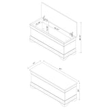 Pablo Cedar Chest Warm Brown