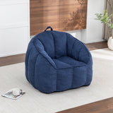 Giant Bean Bag Chair Sofa For Living Room - Dark Blue