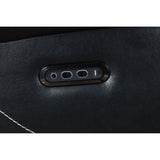 Hayden - Power Recliner With Dual Control, USB Charging Ports - Black