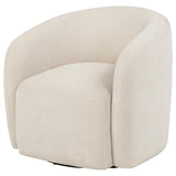 Gerley Chenille Upholstered Swivel Accent Chair - Beige