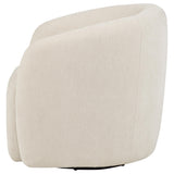 Gerley Chenille Upholstered Swivel Accent Chair - Beige