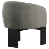 Valdez Boucle Upholstered Barrel Back Accent Chair