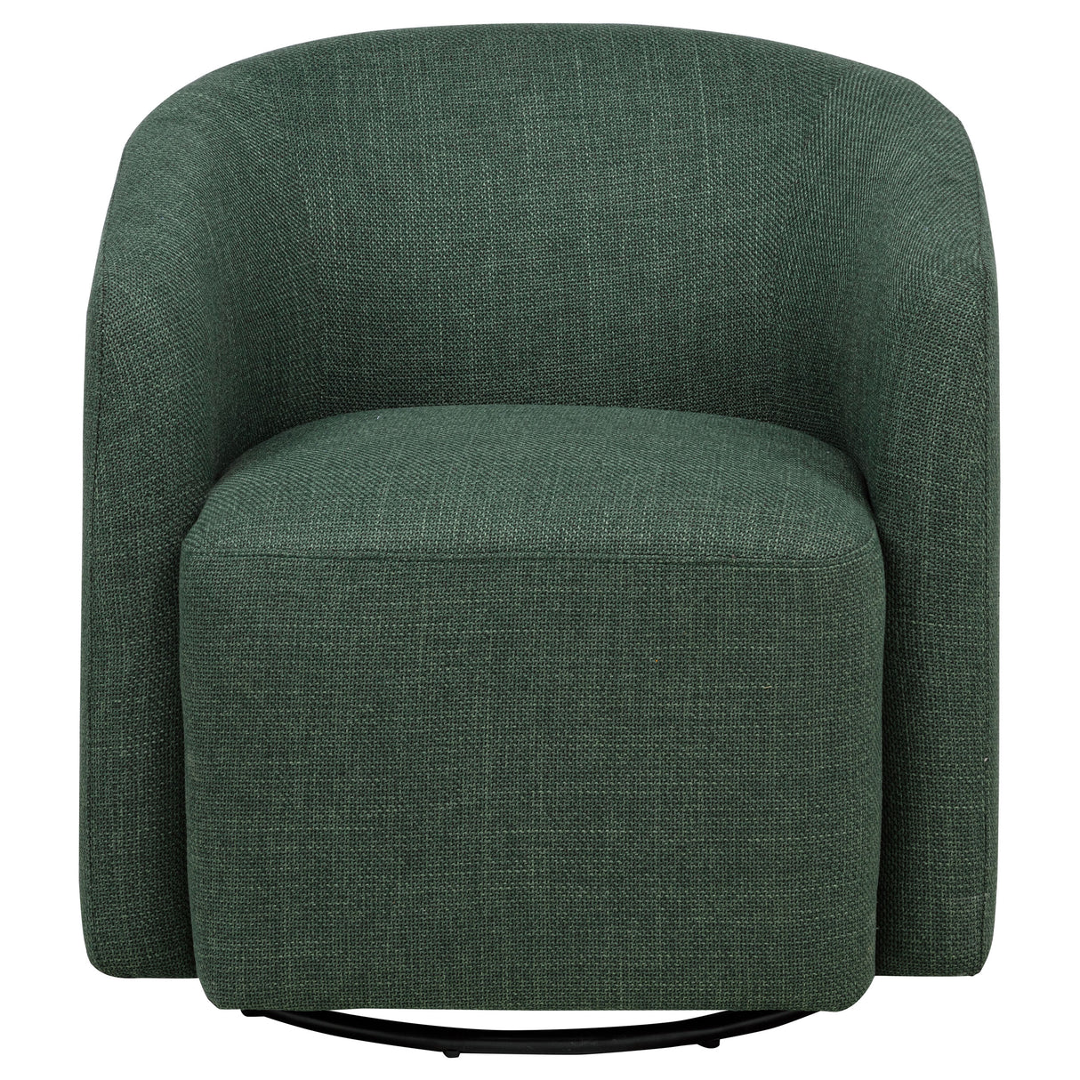 Mossbrook Fabric Upholstered Swivel Accent Chair - Green