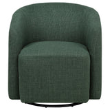Mossbrook Fabric Upholstered Swivel Accent Chair - Green