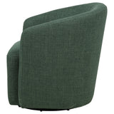 Mossbrook Fabric Upholstered Swivel Accent Chair - Green