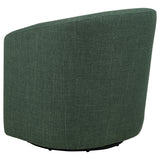 Mossbrook Fabric Upholstered Swivel Accent Chair - Green