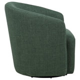 Mossbrook Fabric Upholstered Swivel Accent Chair - Green