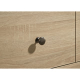 Merritt - 6 Drawer Dresser With Mirror - Light Oak