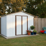 Storage Shed Garden Building Waterproof Metal Outdoor Utility 10x8ft