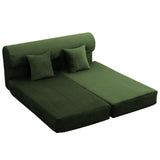 Convertible Sofa Bed, 2 Seater Fold Out Floor Couch