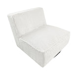 Accent Swivel Chair in Ecru Fabric